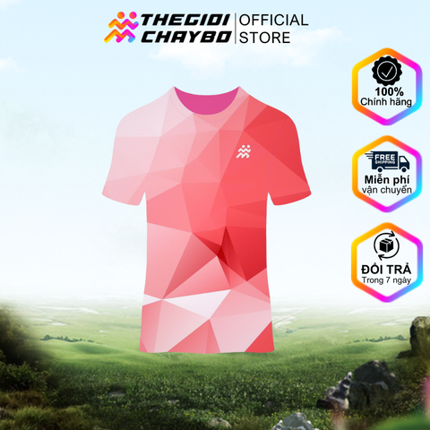  Áo Thun T-shirt Chạy Bộ Nam TGCB 100% Polyester, Thấm Hút Tốt, Nhanh Khô - Cam 