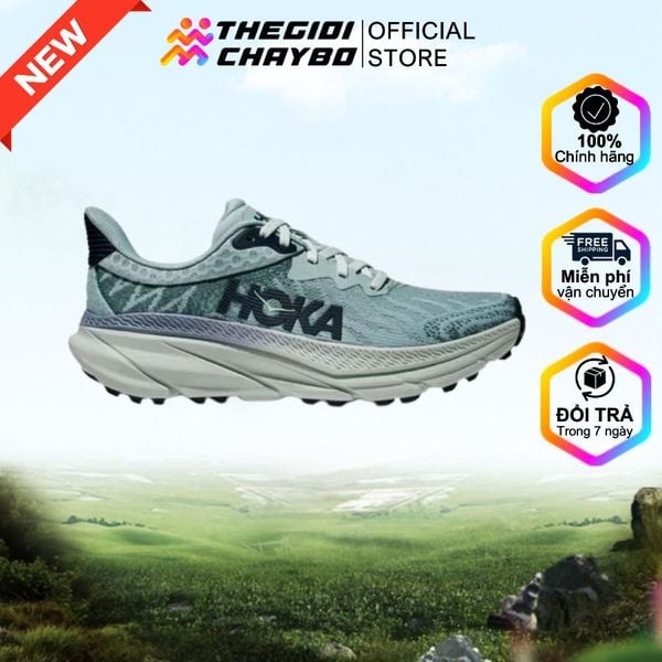  Giày Chạy Bộ Nữ Hoka Challenger Atr 7 Wide - Druzy / Droplet 
