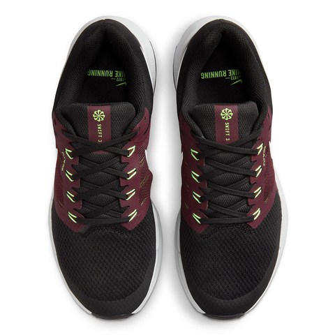  [MUA 1 ĐÔI GIẢM 35%, MUA 2 ĐÔI GIẢM 50%] Giày Chạy Bộ Nam Nike Run Swift 3 - Black/Pure Platinum-Burgundy Crush 
