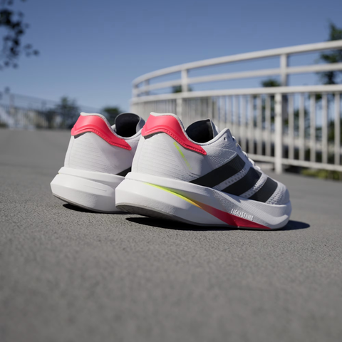  Giày Chạy Bộ Nam Adidas Duramo Speed 2 - White / Black / Lucid Red 