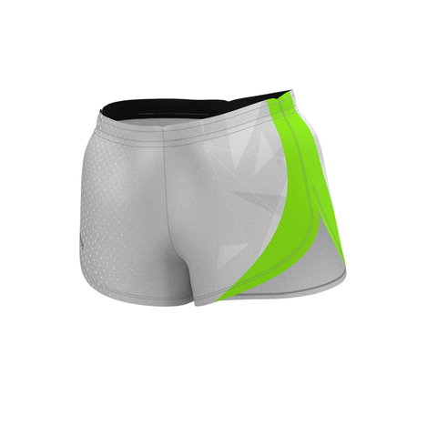  Quần Shorts Chạy Bộ Nam MUDE Sharp Green Grey 