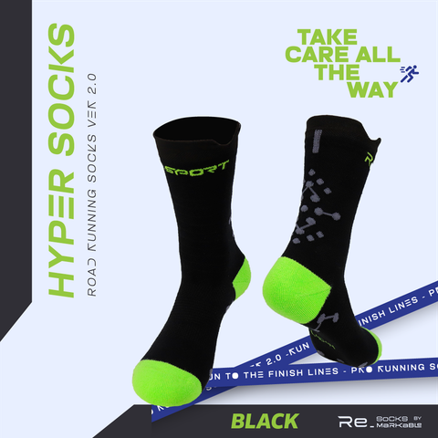  Tất Chạy Bộ Hyper Socks 2.0 - Màu Xanh Dương 