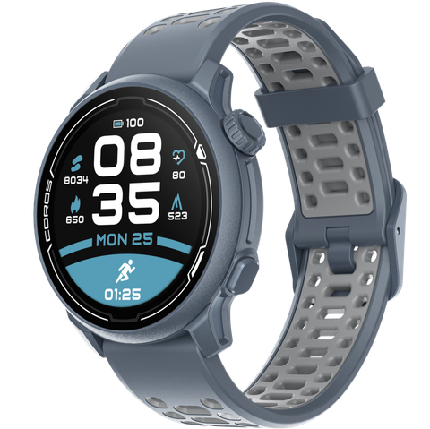  Đồng Hồ Chạy Bộ GPS Coros Pace 2 Blue Steel - Silicon 