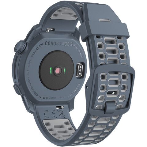  Đồng Hồ Chạy Bộ GPS Coros Pace 2 Blue Steel - Silicon 