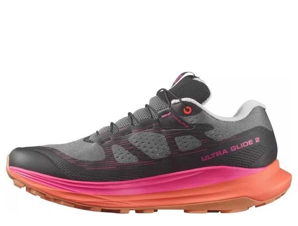  Giày Chạy Trail Nữ Salomon Ultra Glide 2 - Plum Kitten/ Black/ Pink Glo 
