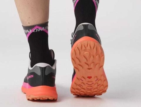  Giày Chạy Trail Nữ Salomon Ultra Glide 2 - Plum Kitten/ Black/ Pink Glo 