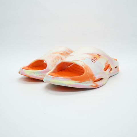  Dép Thể Thao Goya Relax Stride - Màu Trắng Loang Cam 