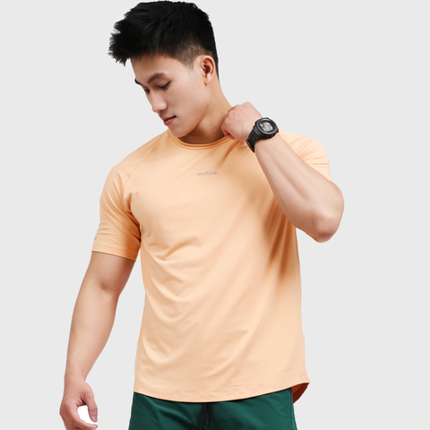  Áo Training T-Shirt Chạy Bộ Nam Motive TM104 - Màu Cam 