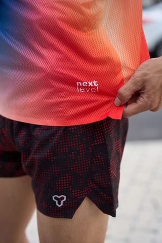  Áo Singlet Chạy Bộ Nam Motive Airwear - Cam Đỏ 