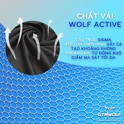  Áo chạy bộ Gymwolf Saigon Dynamic  - Màu đỏ 
