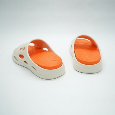  Dép Thể Thao Goya Relax Stride - Màu Trắng Cam 