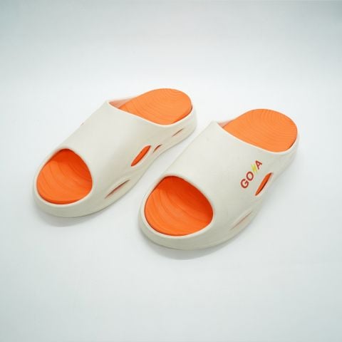  Dép Thể Thao Goya Relax Stride - Màu Trắng Cam 