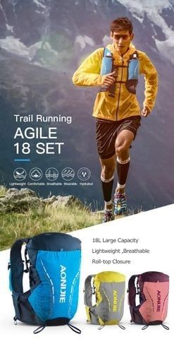  Vest Nước Chạy Bộ Aonijie C9104S Dung Tích 18L - Đen 