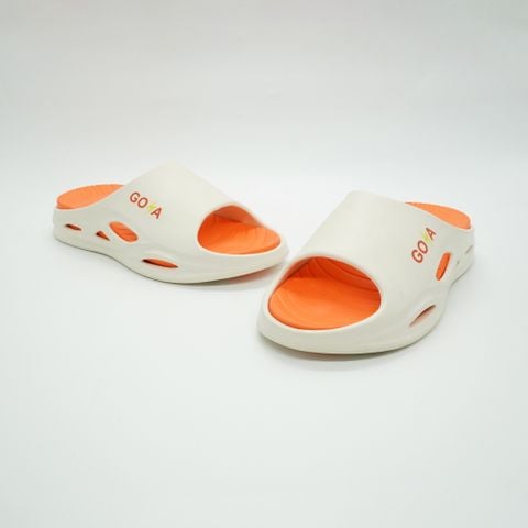  Dép Thể Thao Goya Relax Stride - Màu Trắng Cam 