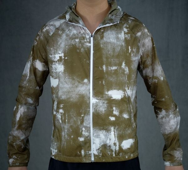  Áo Khoác Chạy Bộ Aspire Một Màu Có Nón APK107 - Xanh Rêu 