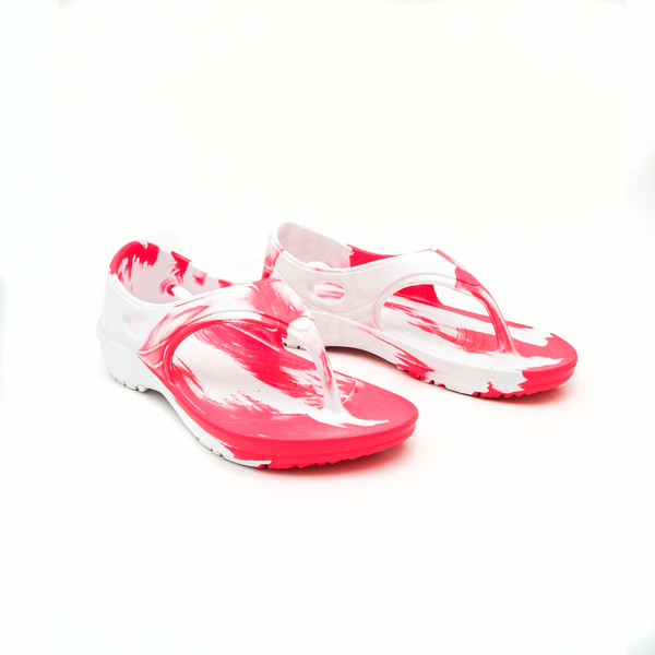  Dép Chạy Bộ Có Quai GOYA Sandal GS23 ĐỎ TRẮNG 