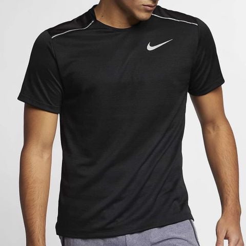  Áo T-Shirt Chạy Bộ Nam Nike Dri-Fit Miler - Black 