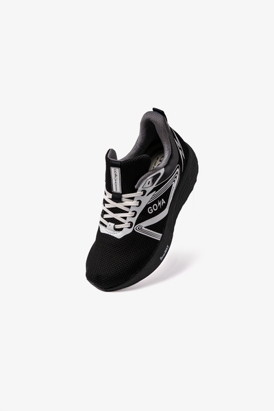  Giày Chạy bộ GOYA Strides 2 - Đen trắng 