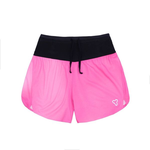  Quần Chạy Bộ Nam Motive SM201 Có Đai Belt - Màu Hồng Đen 