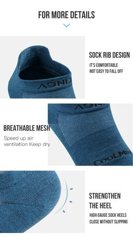  Tất Chạy Bộ Xỏ Ngón AONIJIE E4110S Cổ Thuyền 