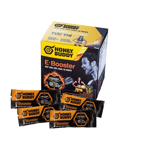  Gel Năng Lượng Honey Buddy E.Booster Mật Ong Sữa Chúa Tự Nhiên - Gói 10g 