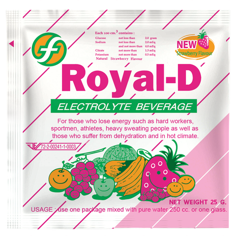  Bột Điện Giải Hòa Tan Royal-D Electrolyte Beverage - Vị Dâu 