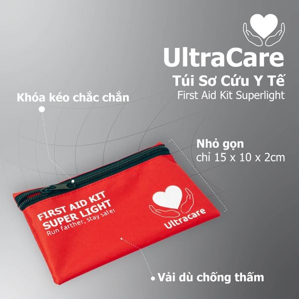  Túi Sơ Cứu Y Tế Ultracare First Aid Kit Superlight Nhỏ Gọn, Tiện Lợi 