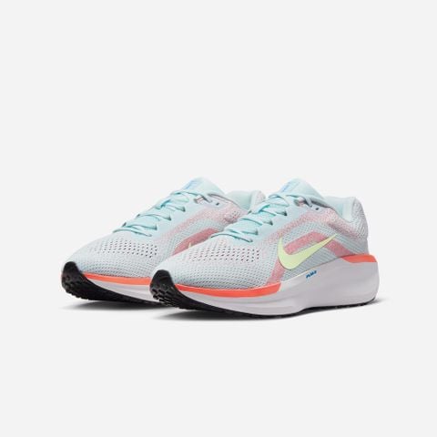  Giày Chạy Bộ Nam Nike Winflo 11 - Glacier Blue/Bright Orange/Barely Volt 