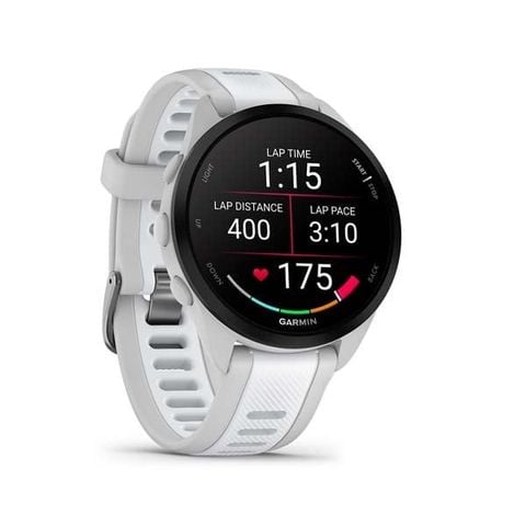  Đồng Hồ Garmin Forerunner 165 GPS - Mist Gray / Whitestone 