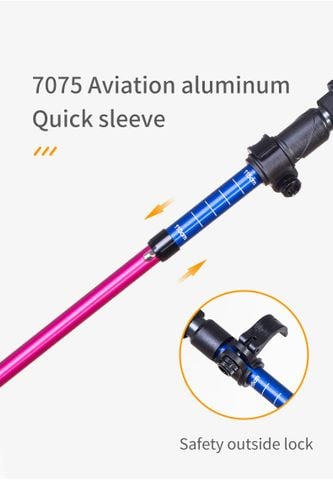  Gậy Chạy Trail Aonijie, Hợp Kim Nhôm E4208 