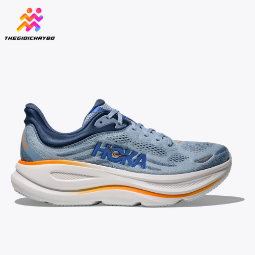  Giày Chạy Bộ Nam Hoka Bondi 9 Wide - Drizzle / Downpour 