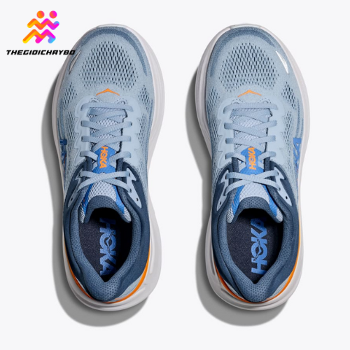  Giày Chạy Bộ Nam Hoka Bondi 9 Wide - Drizzle / Downpour 