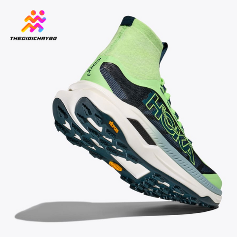  Giày Chạy Bộ Nam Hoka Tecton X 3 - Tart Apple/Blue Twilight 
