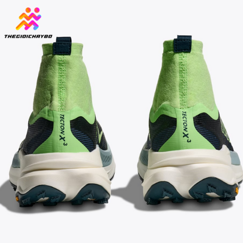  Giày Chạy Bộ Nam Hoka Tecton X 3 - Tart Apple/Blue Twilight 