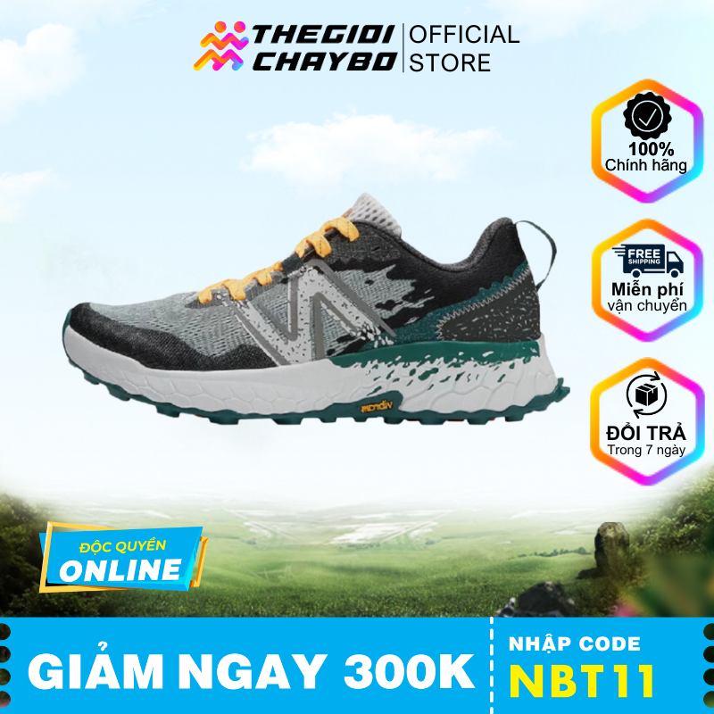  Giày Chạy Bộ Nam New Balance Fresh Foam X Hierro V7 - Grey 