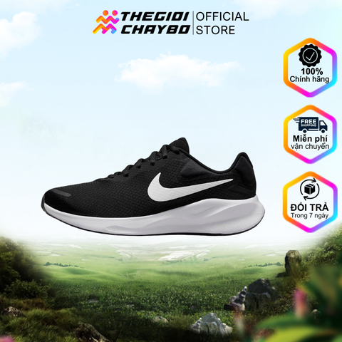 Giày Chạy Bộ Nữ Nike Fw Air Zoom Revolution 7 - Black 