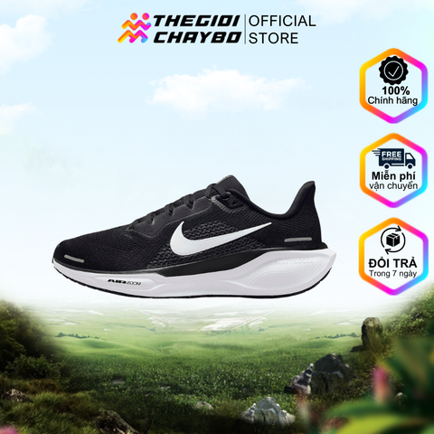  Giày Chạy Bộ Nữ Nike Pegasus 41 -  Black/Anthracite/White 