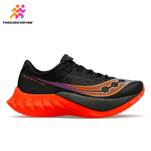 Giày Chạy Bộ Nữ Saucony Endorphin Pro 4 - Black/ViziRed 