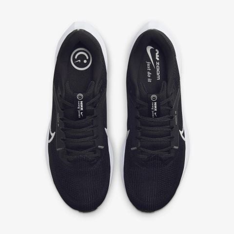  Giày Chạy Bộ Nam Nike Air Zoom Pegasus 40 – Black/Light Crimson/White 
