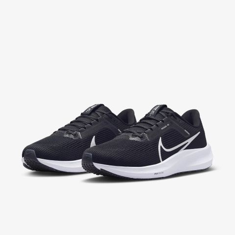 Giày Chạy Bộ Nam Nike Air Zoom Pegasus 40 – Black/Light Crimson/White 