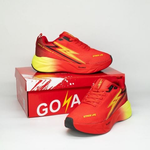  Giày Chạy Bộ Goya Strides 3 [2025] - Màu Đỏ Neon 