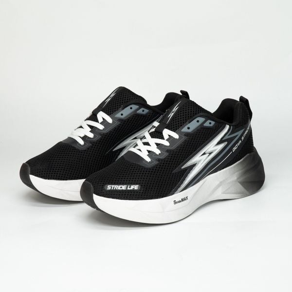  Giày Chạy Bộ Goya Strides 3 [2025] - Màu Đen Trắng 