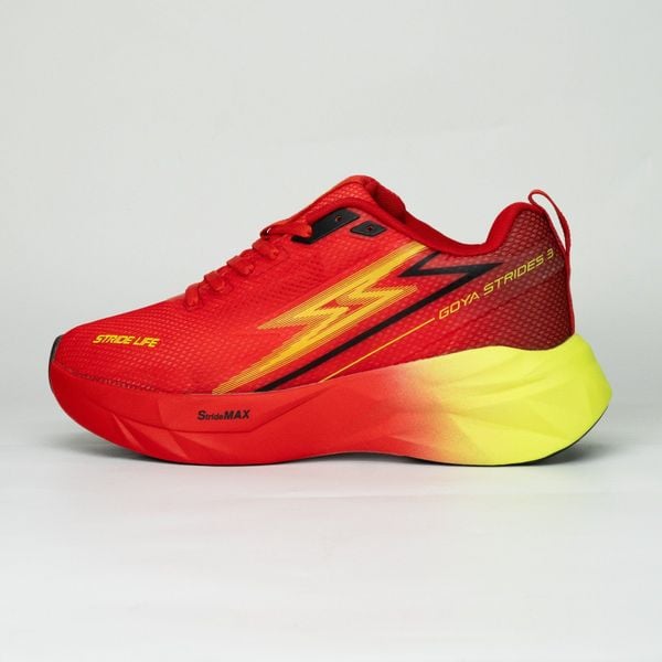  Giày Chạy Bộ Goya Strides 3 [2025] - Màu Đỏ Neon 