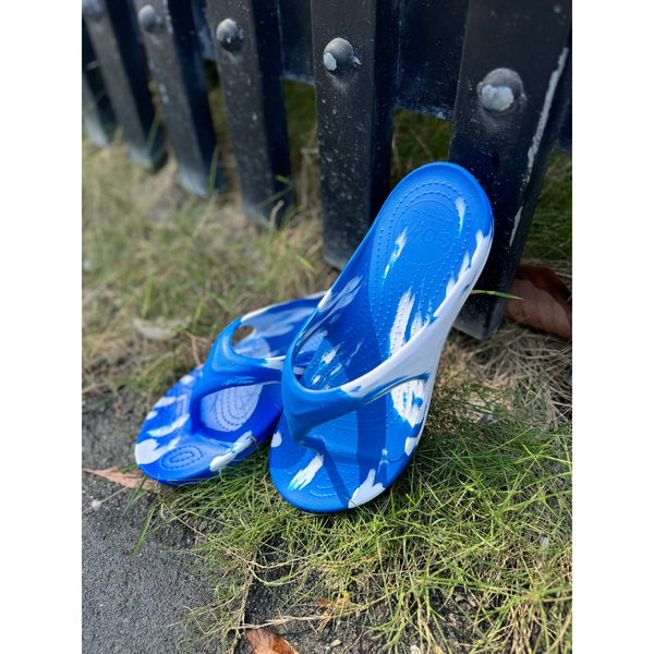  Dép Chạy Bộ Goya Flip Gf23 - Xanh Đậm Trắng 