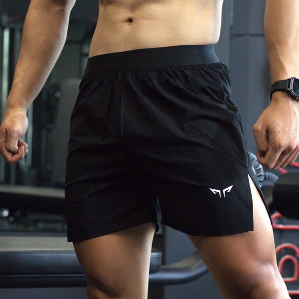  Quần Chạy Bộ Nam Gymwolf Essential Run - Màu Đen 