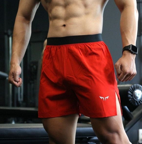  Quần Chạy Bộ Nam Gymwolf Essential Run - Màu Đỏ 