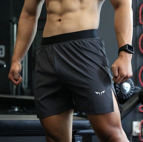  Quần Chạy Bộ Nam Gymwolf Essential Run - Màu Xám 