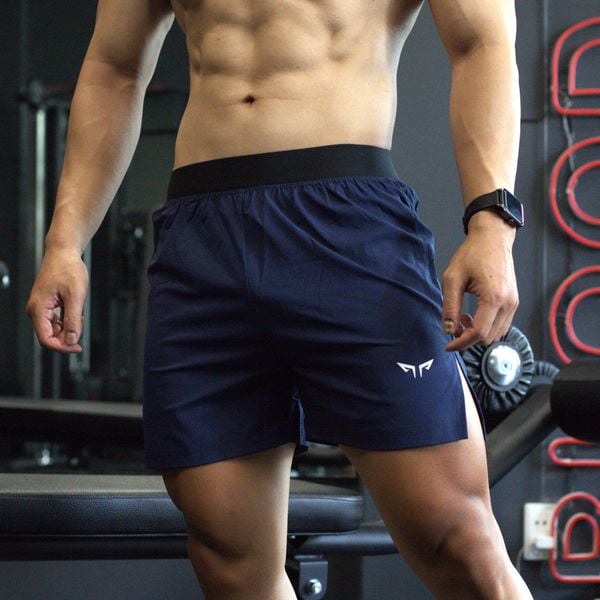  Quần Chạy Bộ Nam Gymwolf Essential Run - Màu Xanh Navy 