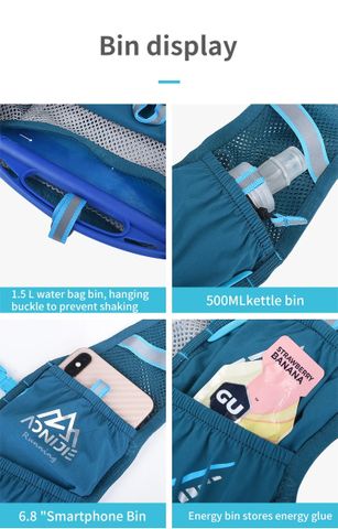  Vest Nước Chạy Bộ Aonijie C933S Dung Tích 5L - Tím 