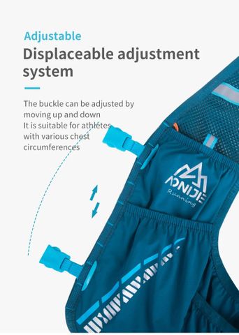  Vest Nước Chạy Bộ Aonijie C933S Dung Tích 5L - Tím 
